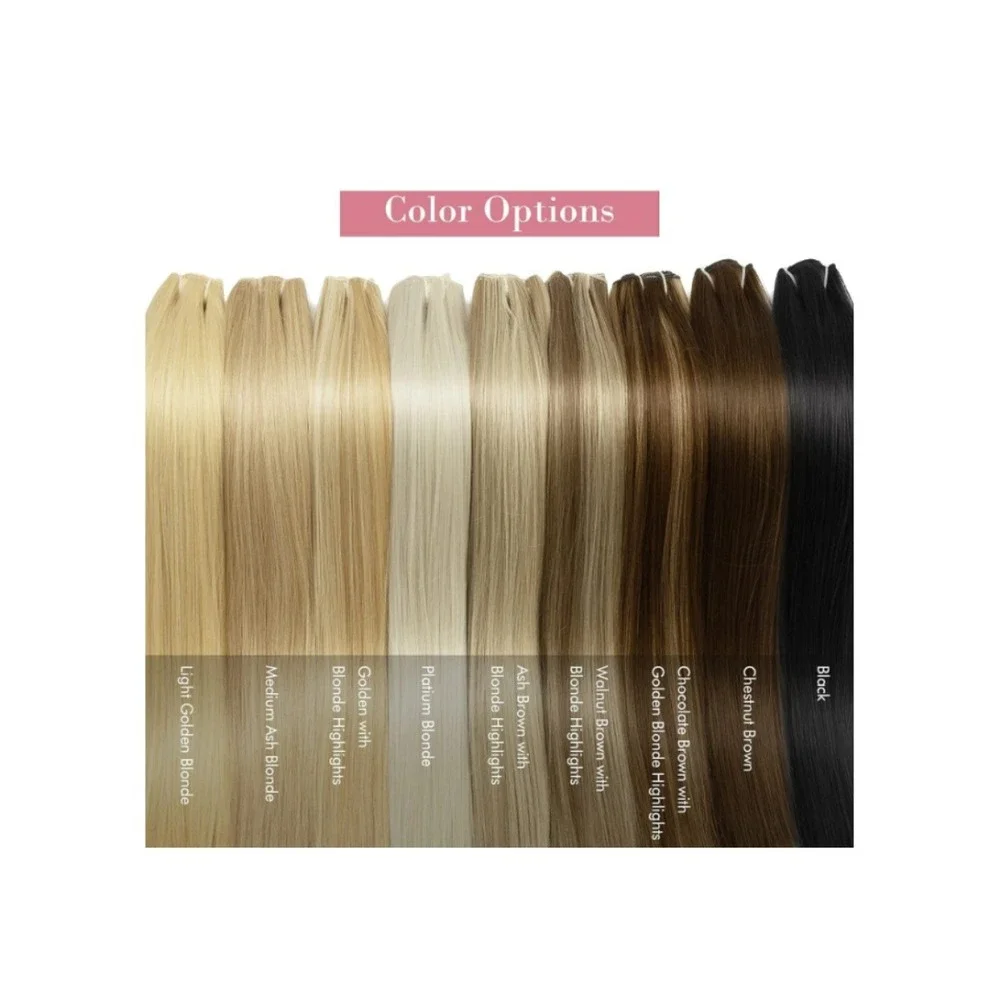 REECHO‎ 24 Inch Ash Brown Blonde Highlights Clip In Hair Extensions 5pc 240g